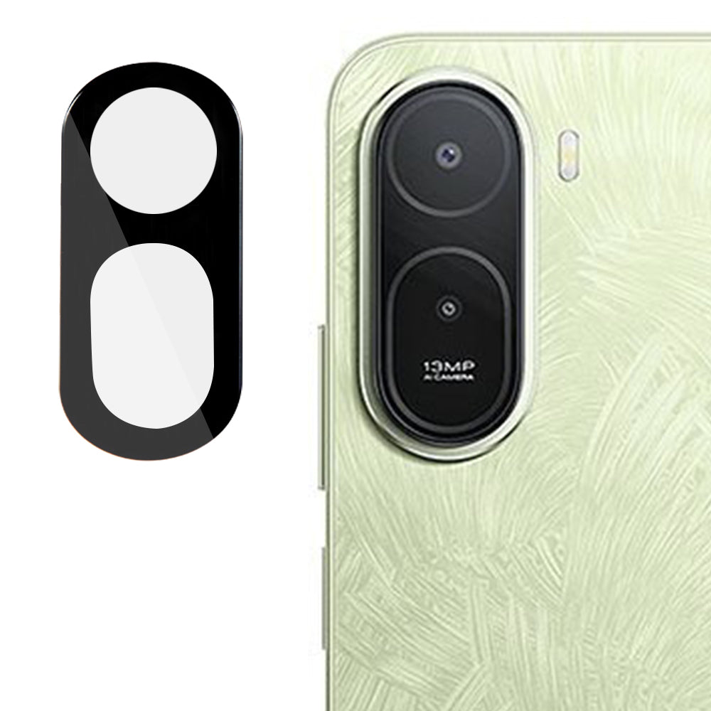 Protector de pantalla para cámara trasera Techsuit para Xiaomi Redmi A7 Pro 4G, vidrio templado, negro