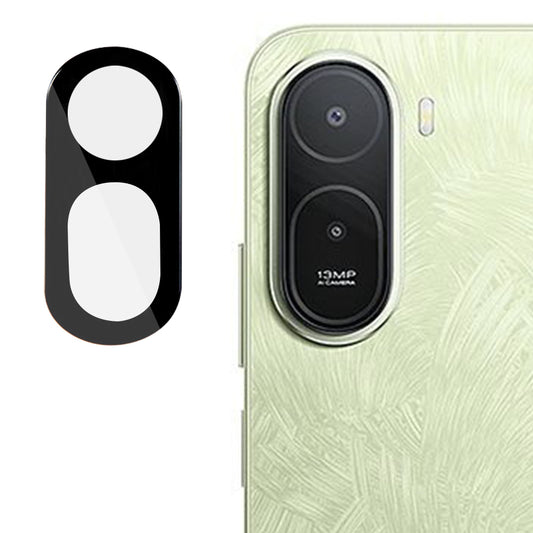Protector de pantalla para cámara trasera Techsuit para Xiaomi Redmi A7 Pro 4G, vidrio templado, negro
