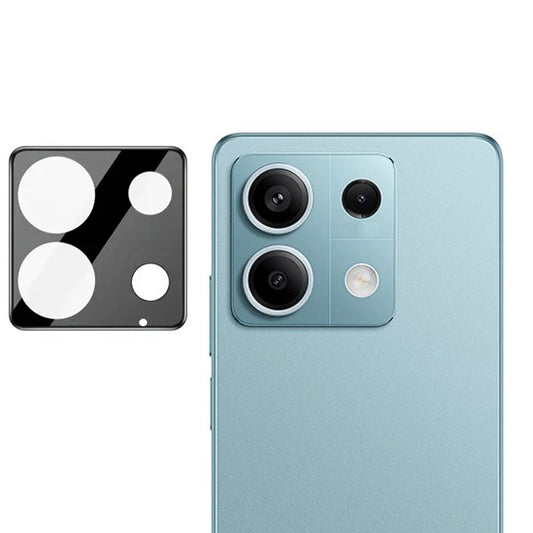 Protector de pantalla para cámara trasera Techsuit para Xiaomi Redmi Note 13 5G, vidrio templado, negro