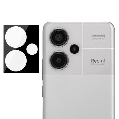 Protector de cámara trasera Techsuit para Xiaomi Redmi Note 13 Pro+, vidrio templado, negro