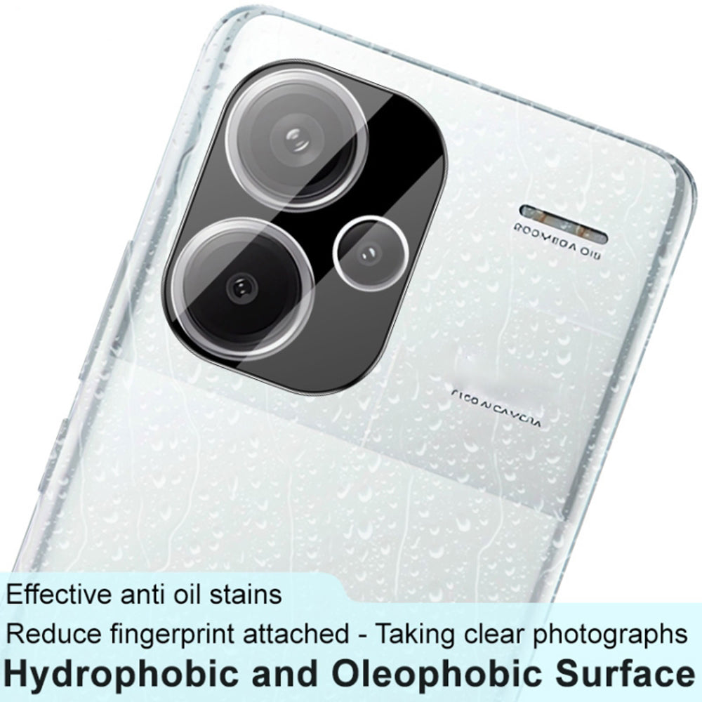Protector de cámara trasera Techsuit para Xiaomi Redmi Note 13 Pro+, vidrio templado, negro