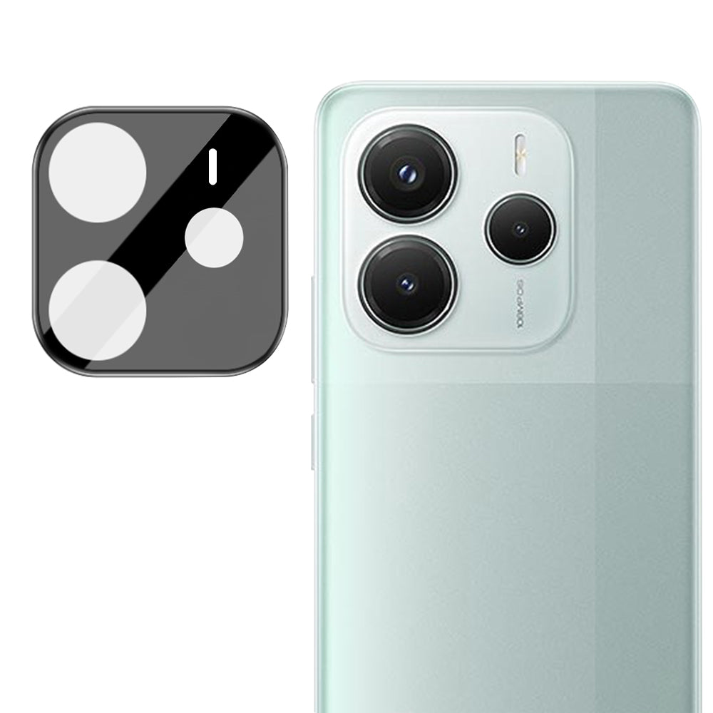 Protector de cámara trasera Techsuit para Xiaomi Redmi Note 14 5G, vidrio templado, negro