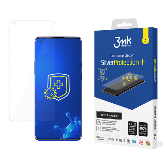 Protector de pantalla 3MK Silver Protect+ para OnePlus 8 Pro, Plástico 