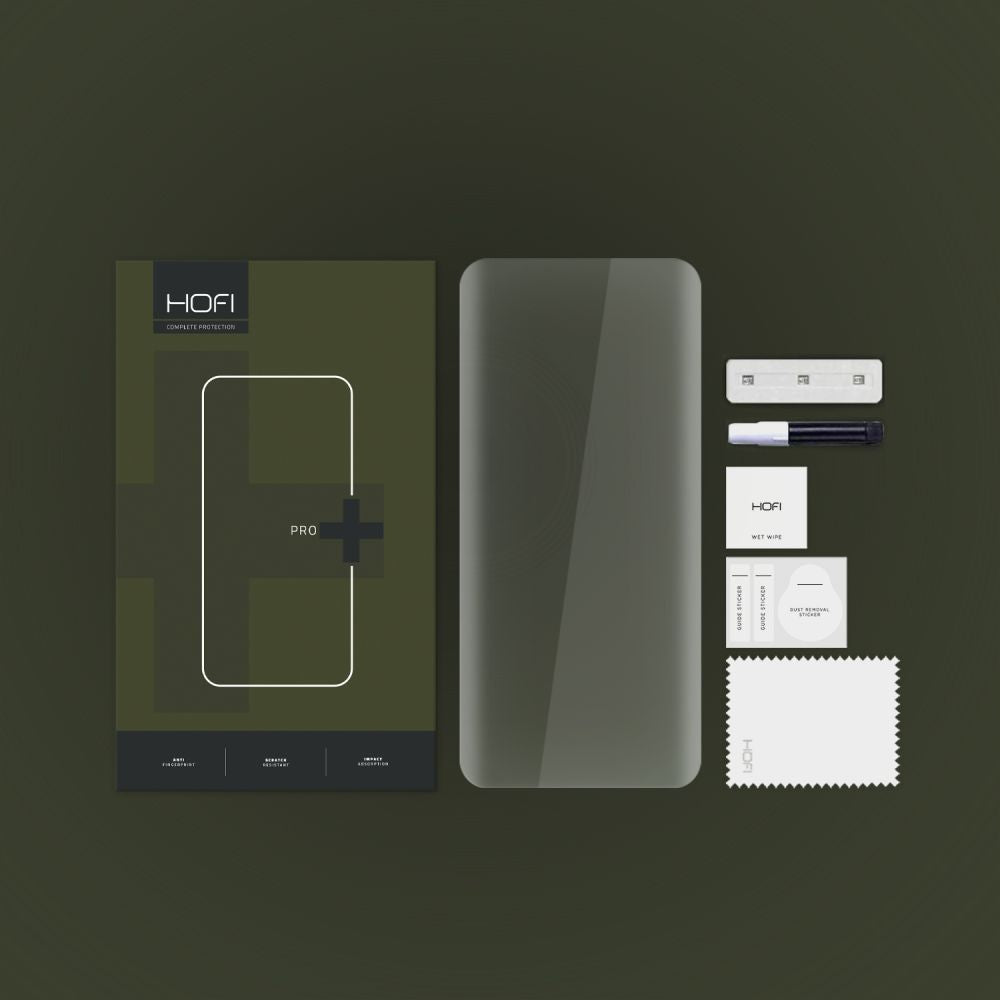 HOFI PRO+ Protector de Pantalla para Motorola Edge 40 Neo, Cristal Protector, Pegamento UV 