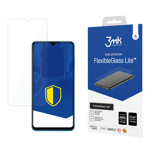 Protector de Pantalla 3MK FlexibleGlass Lite para Huawei P30 lite New Edition / P30 lite, Cristal Flexible, Pegado Completo