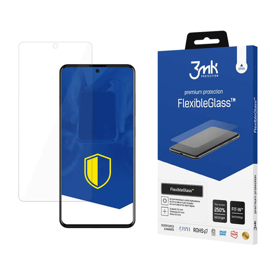 Protector de pantalla 3MK FlexibleGlass para Samsung Galaxy A52s 5G A528 / A52 5G A526 / A52 A525, Vidrio Flexible, Pegamento Completo