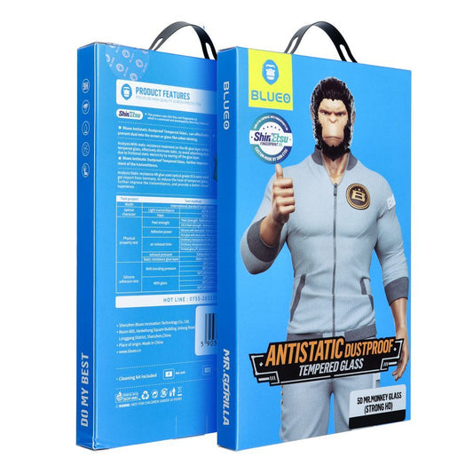 Protector de pantalla Blueo para Samsung Galaxy S24 S921, Cristal Templado, Adhesivo Completo, 5D, Negro