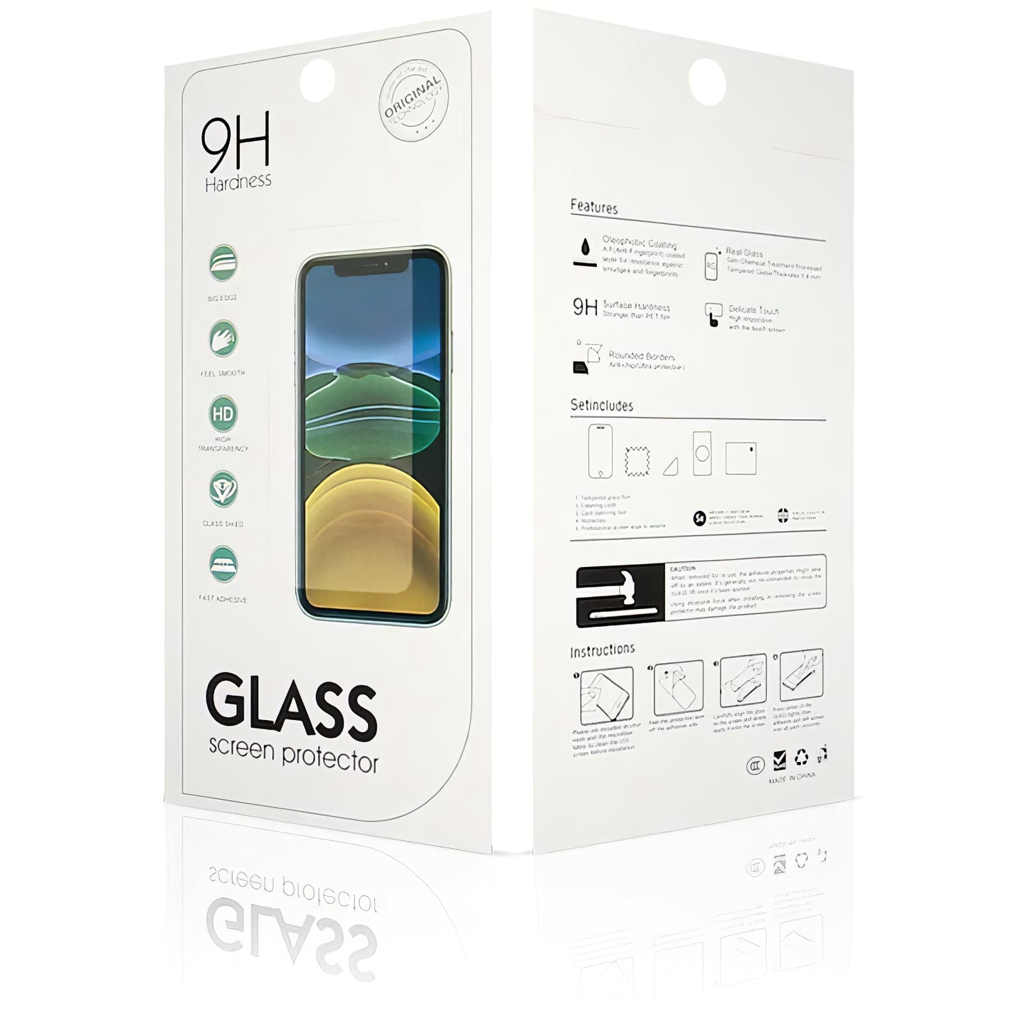 Película protectora de pantalla OEM para Xiaomi Redmi A3, Glass Shielded, Full Glue, 2.5D