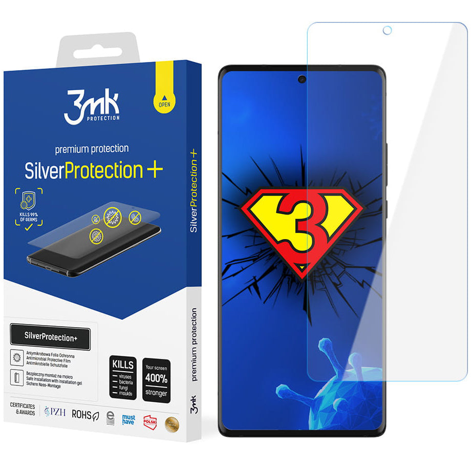 Protector de pantalla 3MK Silver Protect+ para Motorola Edge 30 Ultra, Plástico