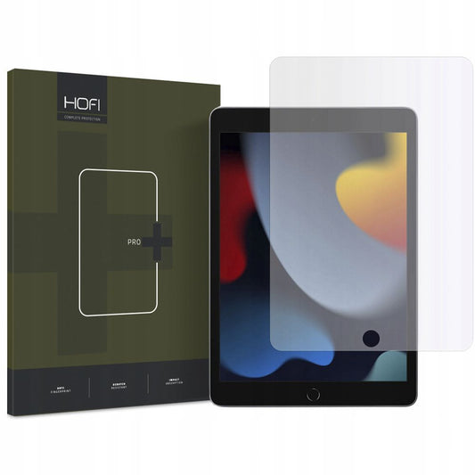 Protector de pantalla HOFI PRO+ para Apple iPad 10.2 (2021) / 10.2 (2020) / 10.2 (2019), Cristal templado, Pegado completo H0FI041