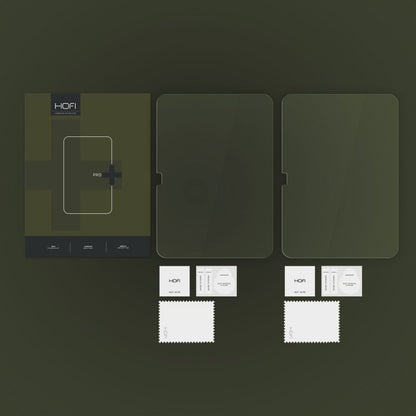 Protector de pantalla HOFI PRO+ para Apple iPad (2025) / (2022), vidrio templado, adhesivo completo, juego de 2 piezas
