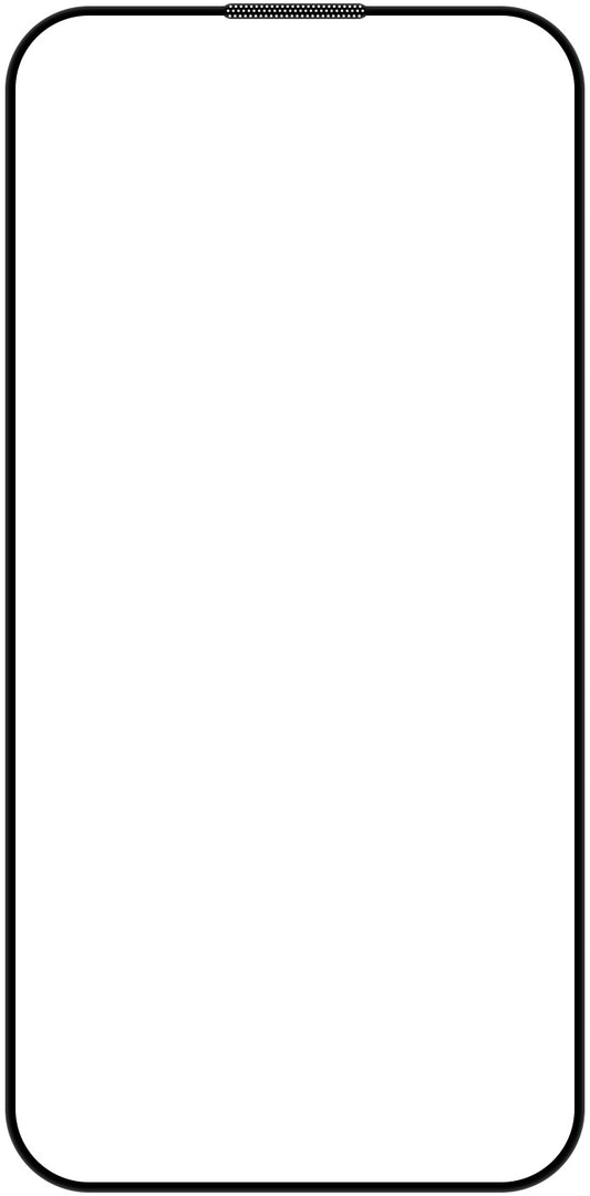 Protector de pantalla OEM con alineación automática para Apple iPhone 14 Pro Max, vidrio templado, adhesivo completo, 5D, negro
