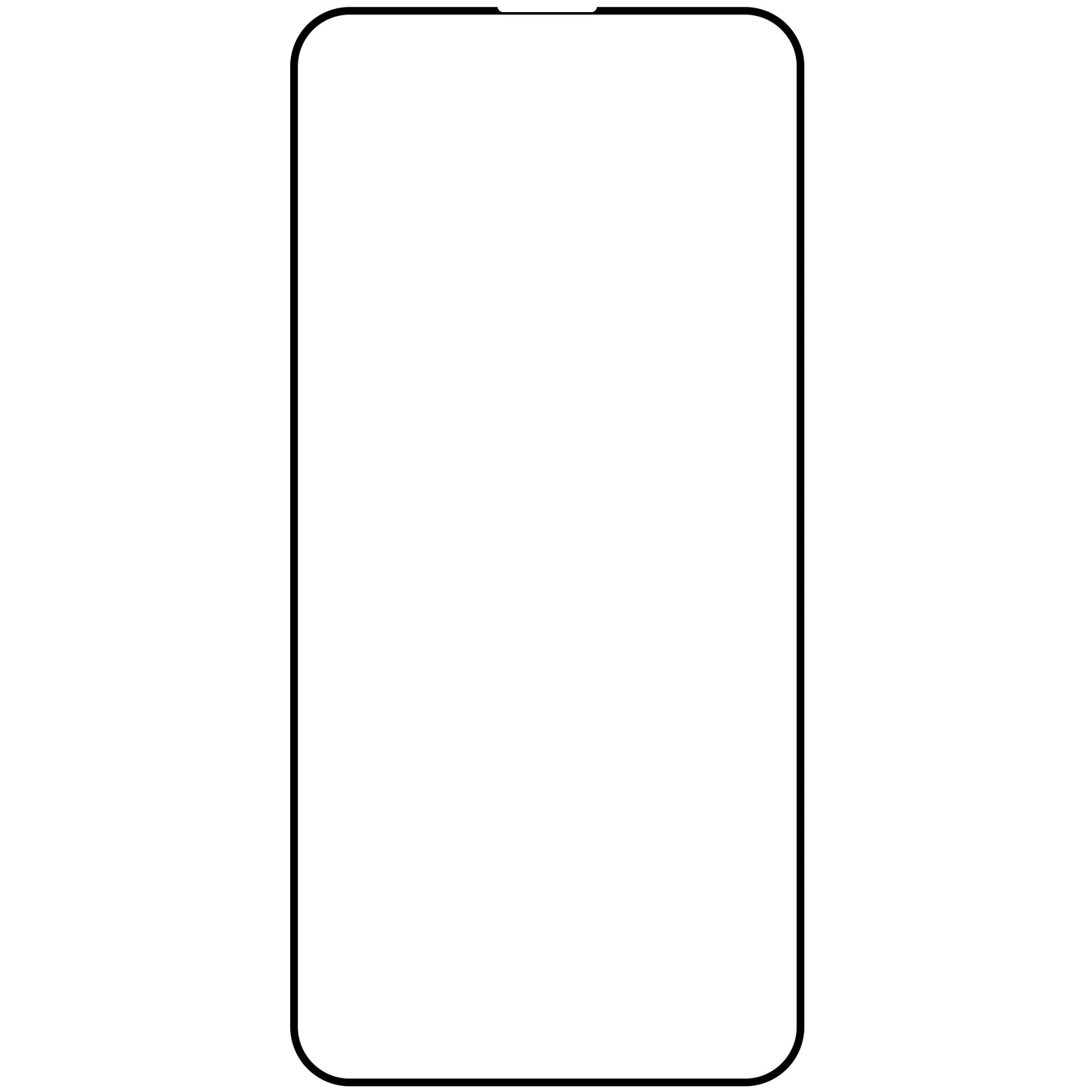 Protector de pantalla OEM para Apple iPhone 15 Pro Max, vidrio templado, adhesivo completo, set de 10 piezas, 9D, negro
