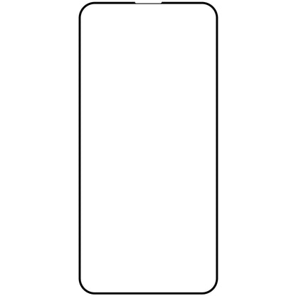 Protector de pantalla OEM para Apple iPhone 15 Pro Max, vidrio templado, adhesivo completo, set de 10 piezas, 9D, negro