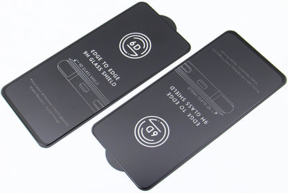 Protector de pantalla OEM para Apple iPhone 17e / 16e / 14 / 13 Pro, vidrio templado, adhesivo completo, set de 10 piezas, 6D, negro