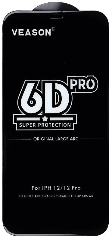 Protector de pantalla Veason PRO para Motorola Moto E32s / E22s / E32 / G22, vidrio templado, adhesivo completo, 6D, negro