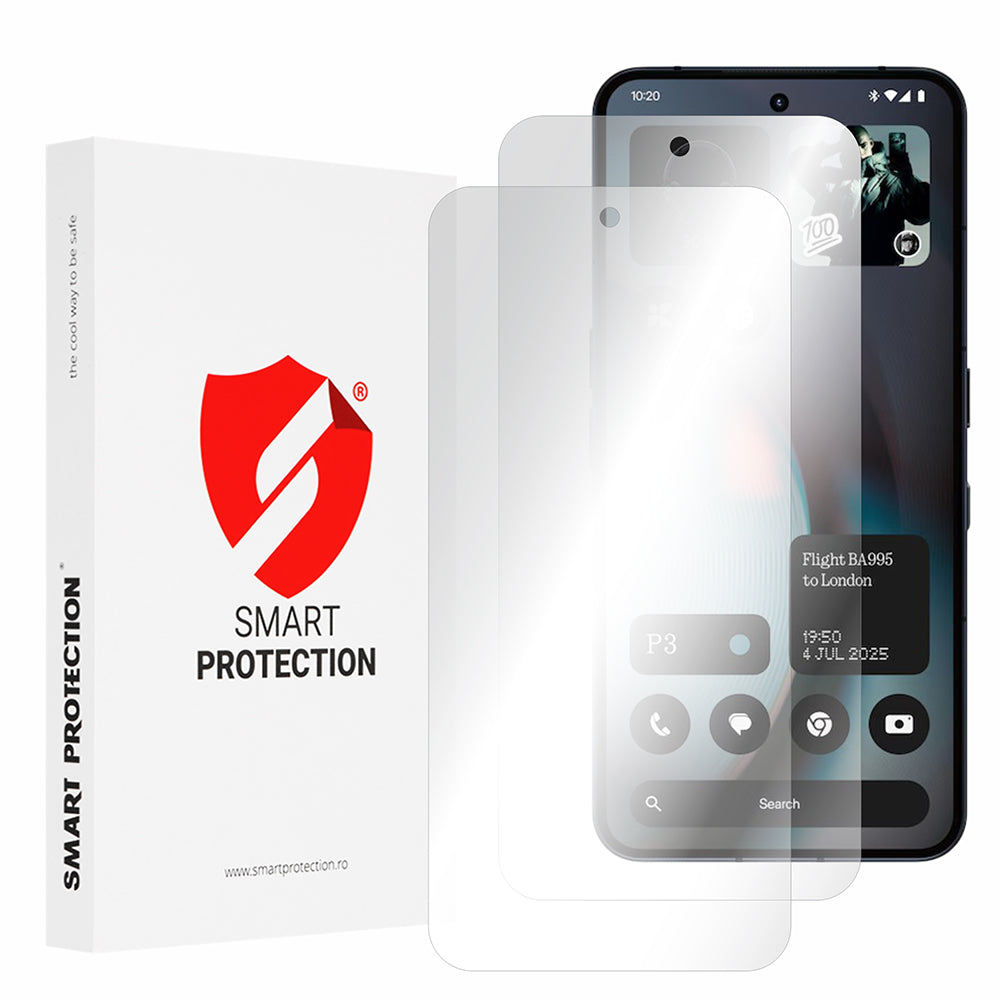 Protector de pantalla Smart Protection Premium Classic para Nothing Phone (3), Plástico, Set de 2 piezas