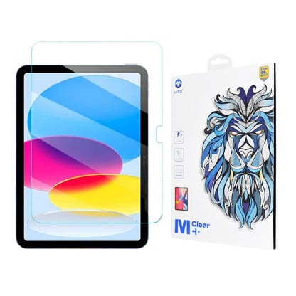 Protector de pantalla Clear Lito Classic para Apple iPad (2025) / (2022), Vidrio templado, Full Glue, 2.5D