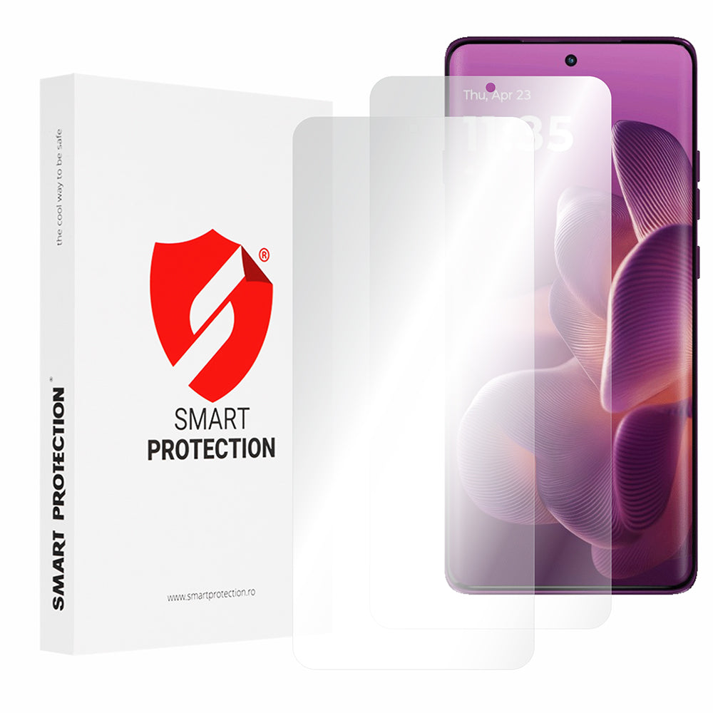 Protector de pantalla Smart Protection Premium Classic para Motorola Edge 60 Pro, Plástico, Set de 2 piezas