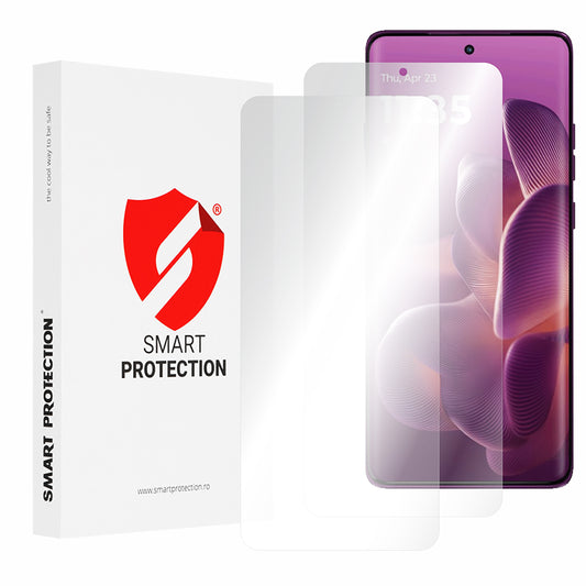 Protector de pantalla Smart Protection Premium Classic para Motorola Edge 60 Pro, Plástico, Set de 2 piezas