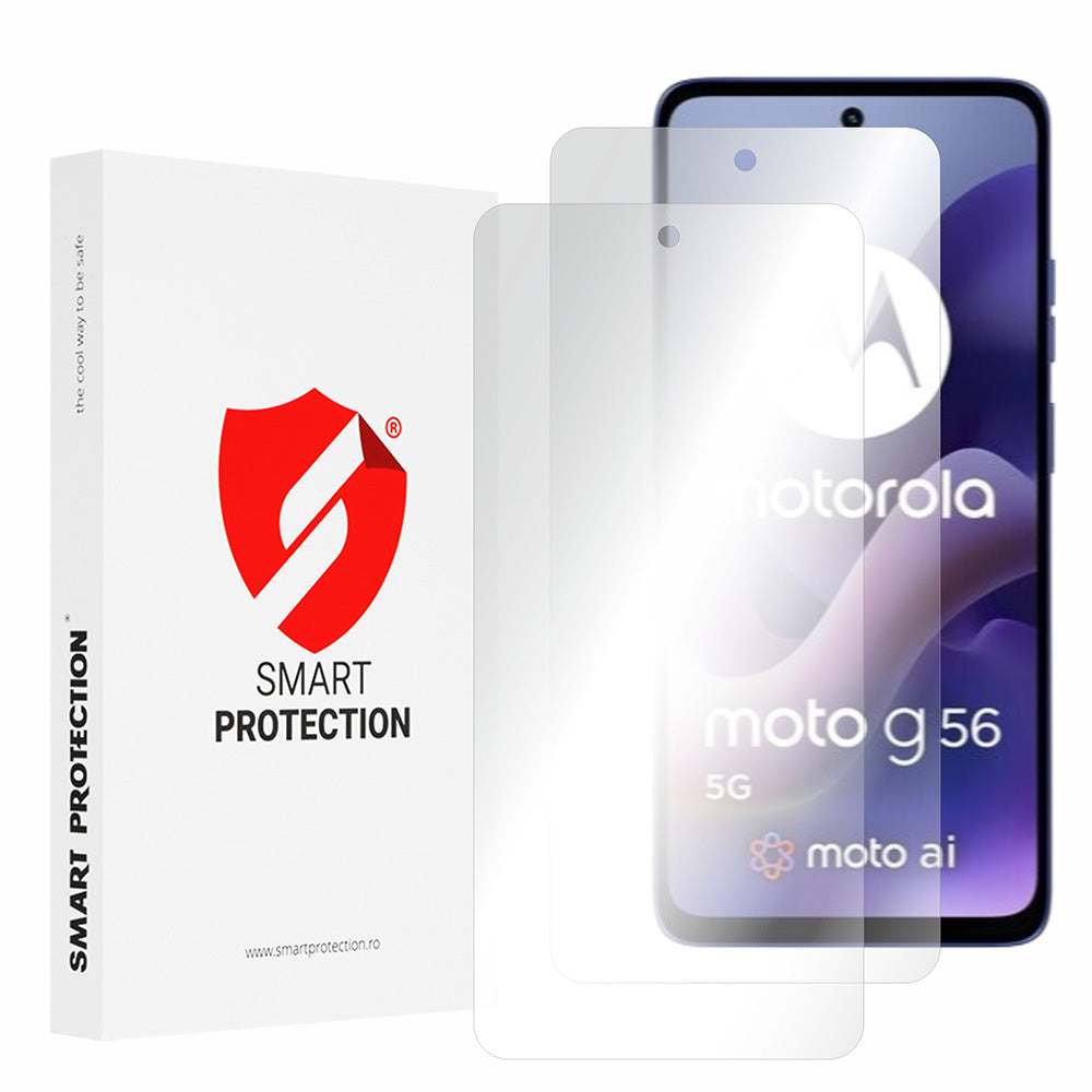 Protector de pantalla Smart Protection Premium Classic para Motorola Moto G56, plástico, juego de 2 piezas