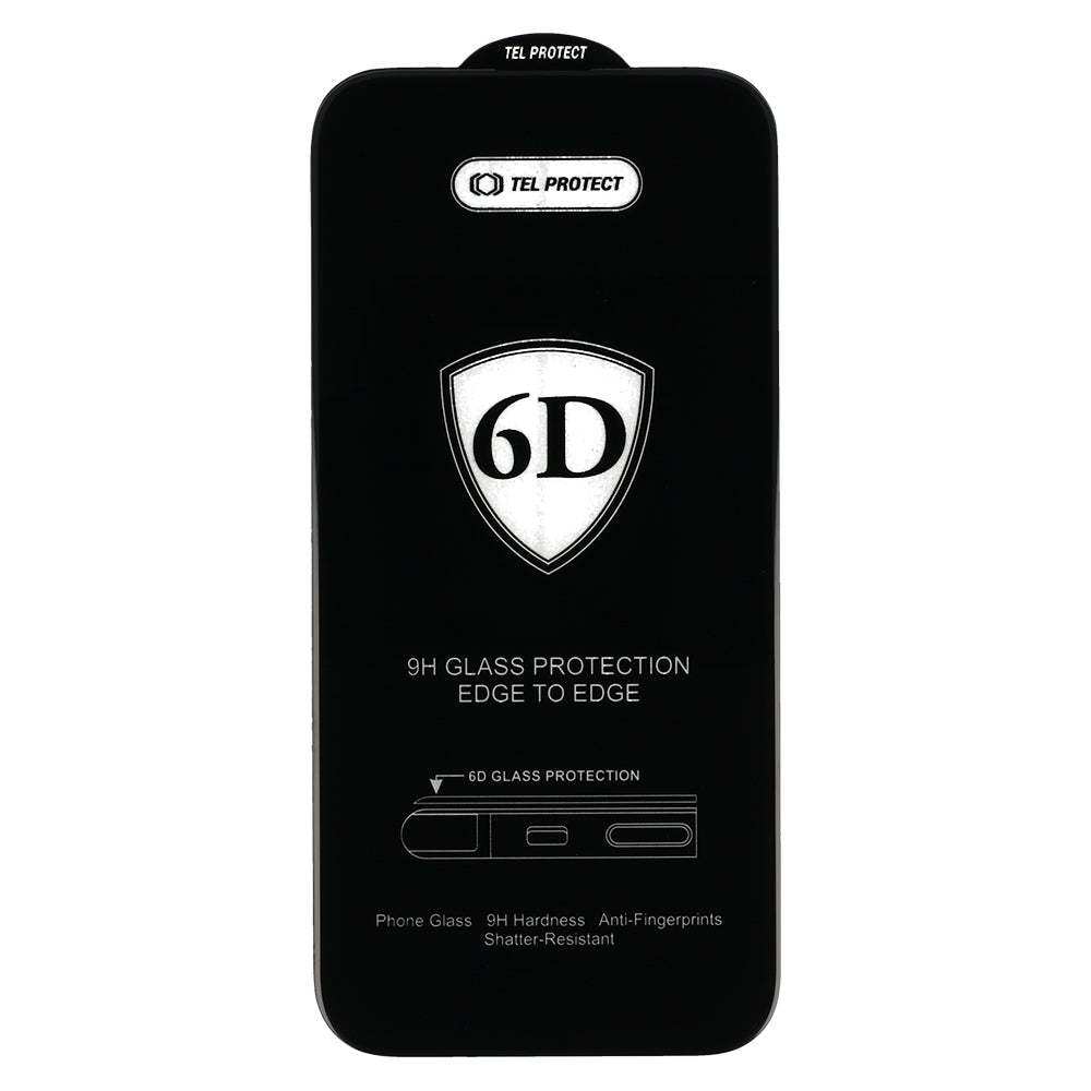 Protector de pantalla OEM para Samsung Galaxy S26 S942, vidrio templado, adhesivo completo, 6D, negro