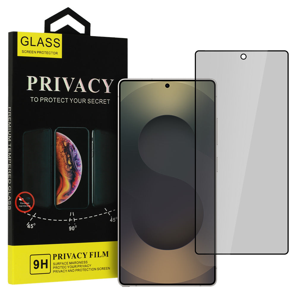 Protector de pantalla Privacy OEM Shield Screen para Samsung Galaxy S25 Ultra S938, vidrio templado, adhesivo completo
