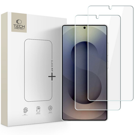 Protector de pantalla Tech-Protect FIT+ para Samsung Galaxy S26 Ultra S948, vidrio templado, adhesivo completo, juego de 2 piezas
