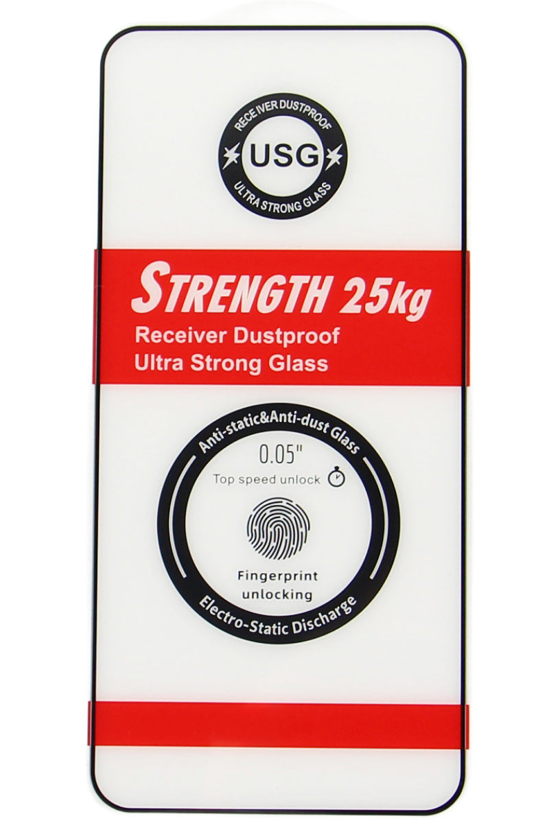 Protector de pantalla OEM Ultra Strong 25KG para Samsung Galaxy S26 Ultra S948, vidrio templado, adhesivo completo, 2.5D, negro