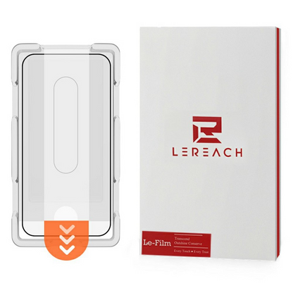 Protector de pantalla Lereach para Xiaomi Poco X8 Pro Max, vidrio templado, adhesivo completo, negro