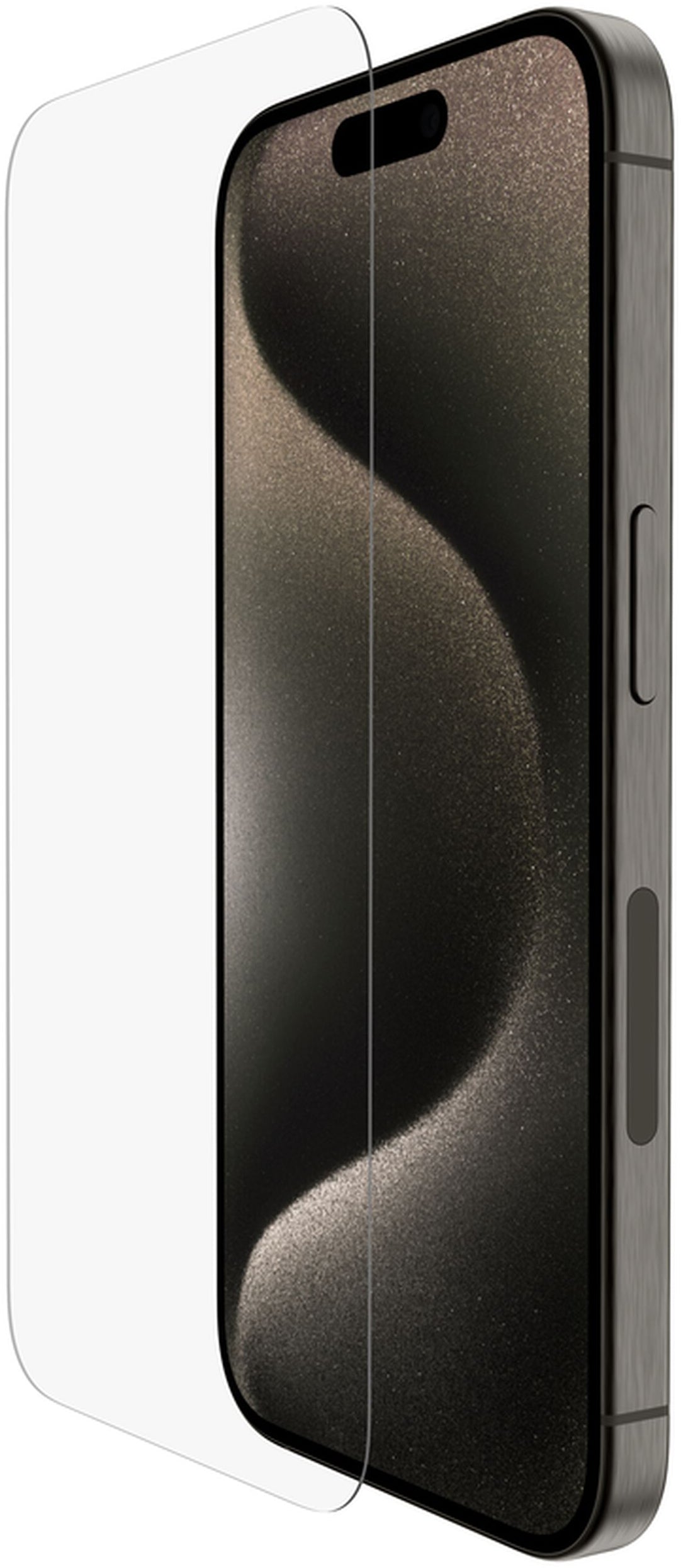 Protector de pantalla Belkin ScreenForce TemperedGlass para Apple iPhone 15 Pro Max, vidrio templado, adhesivo completo OVA138zz