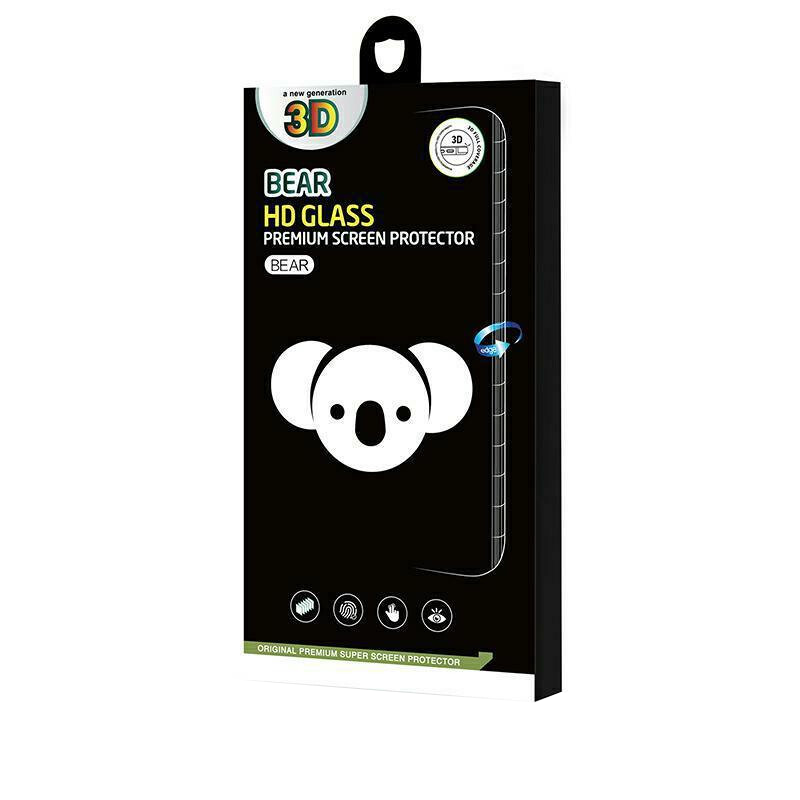 Protector de pantalla Bear HD para Samsung Galaxy S26 S942, vidrio templado, adhesivo completo, negro