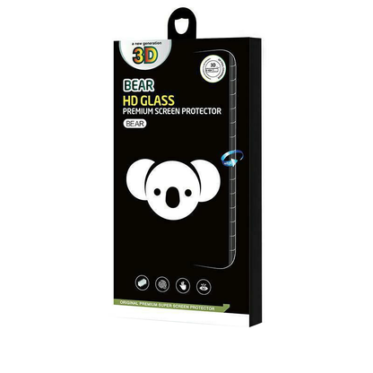Protector de pantalla Bear HD para Samsung Galaxy S26 S942, vidrio templado, adhesivo completo, negro