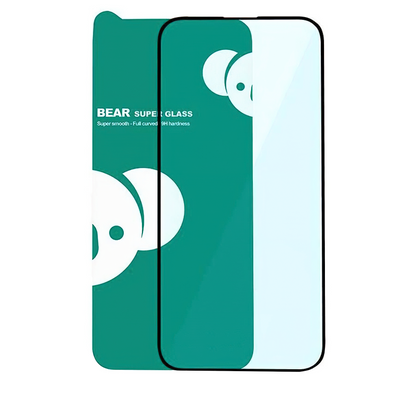 Protector de pantalla Bear Super Hard para Samsung Galaxy S25 Ultra S938, vidrio templado, adhesivo completo, 3D, negro