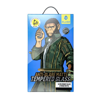 Pantalla Protectora de Privacidad Mr. Monkey Glass para Apple iPhone 15 Pro Max, Cristal Protegido, Pegado Completo, 5D