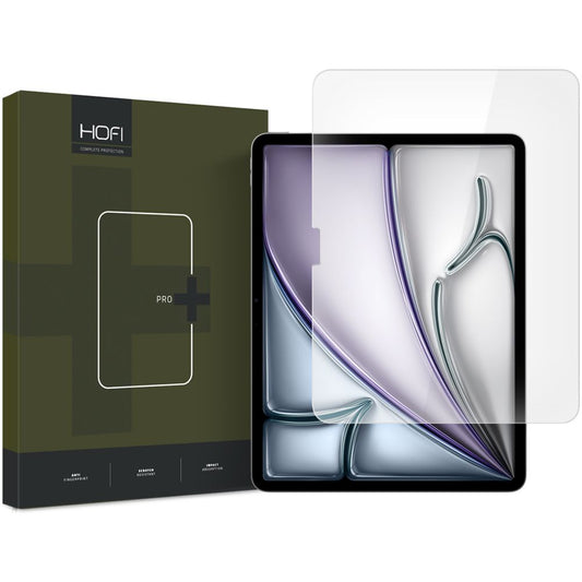 Protector de pantalla HOFI Glass PRO+ para Apple iPad Air 11 (2024), cristal blindado, pegado completo, 2.5D