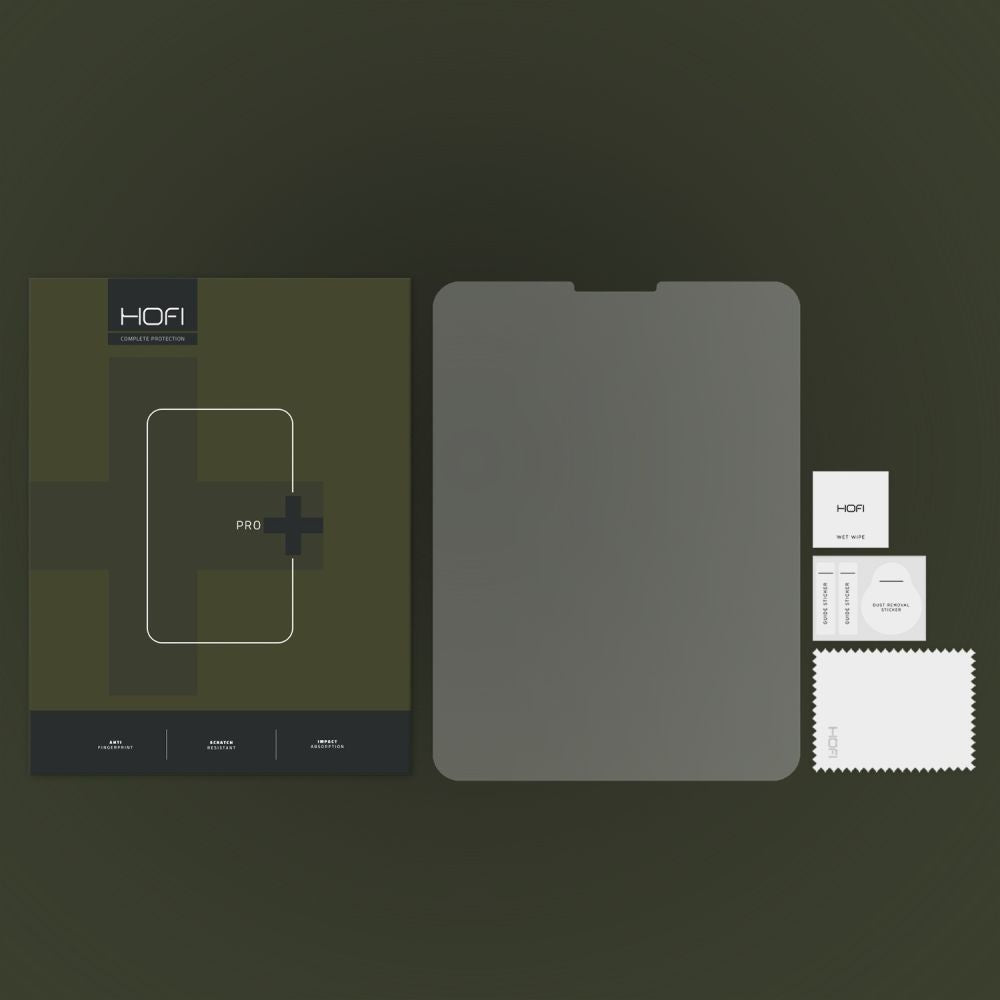 Protector de pantalla HOFI PRO+ para Apple iPad Air (2022) / Air (2020), Vidrio templado, Pegamento completo, HOFI040