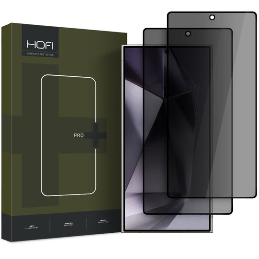 Protector de pantalla Privacy HOFI Glass PRO+ para Samsung Galaxy S25 Ultra S938, vidrio templado, adhesivo completo, juego de 2 piezas