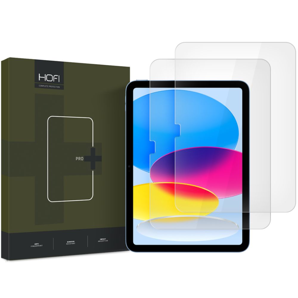 Protector de pantalla HOFI PRO+ para Apple iPad (2025) / (2022), vidrio templado, adhesivo completo, juego de 2 piezas