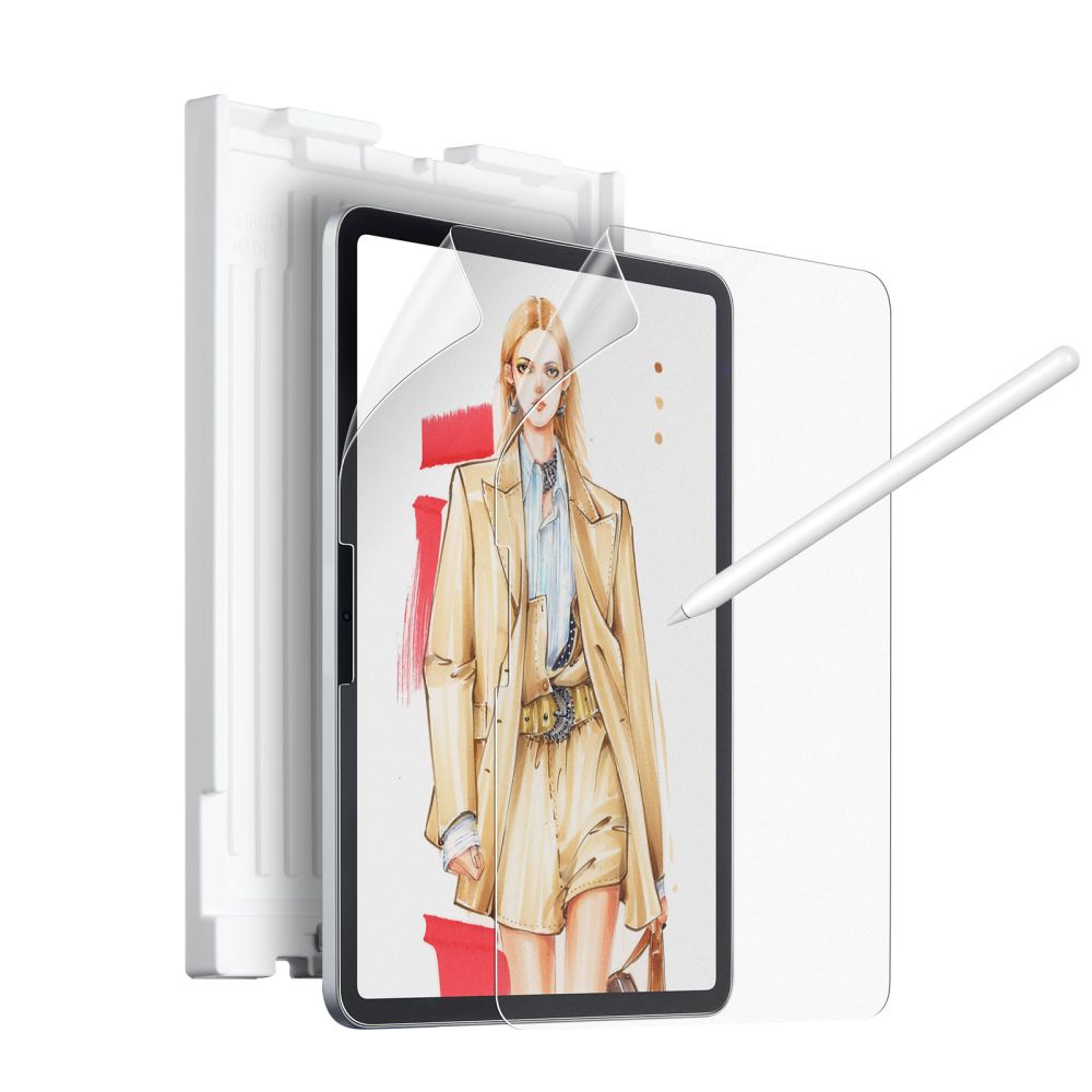 Protector de pantalla mate ESR Paper Feel para Apple iPad Pro 11 (2025) / iPad Pro 11 (2024), plástico, juego de 2 piezas