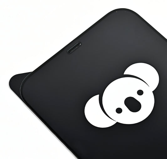 Protector de pantalla Bear HD para Apple iPhone 14 Pro Max, vidrio templado, adhesivo completo, negro