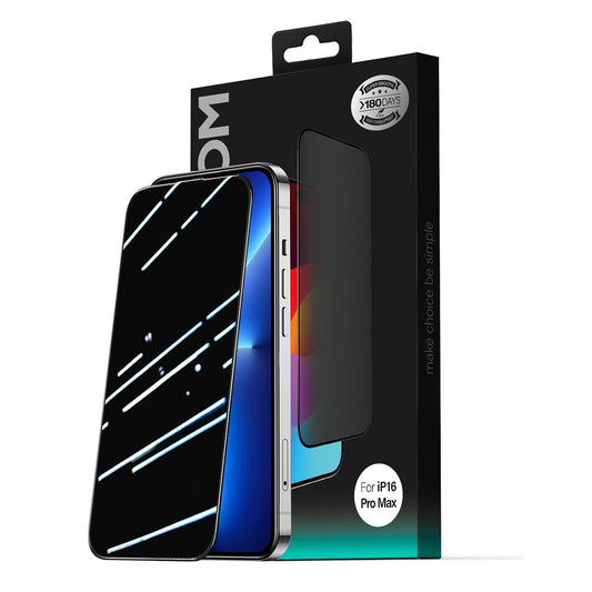 Protector de pantalla Privacy Joyroom JR-MLG0280 para Apple iPhone 16 / 15, Cristal Templado, Full Glue, 2.5D