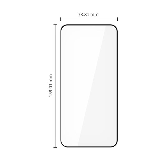 Protector de pantalla Tech-Protect FIT+ para Xiaomi Redmi Note 15 Pro 5G, Cristal Templado, Full Glue, Set de 2 piezas, 2.5D, Negro