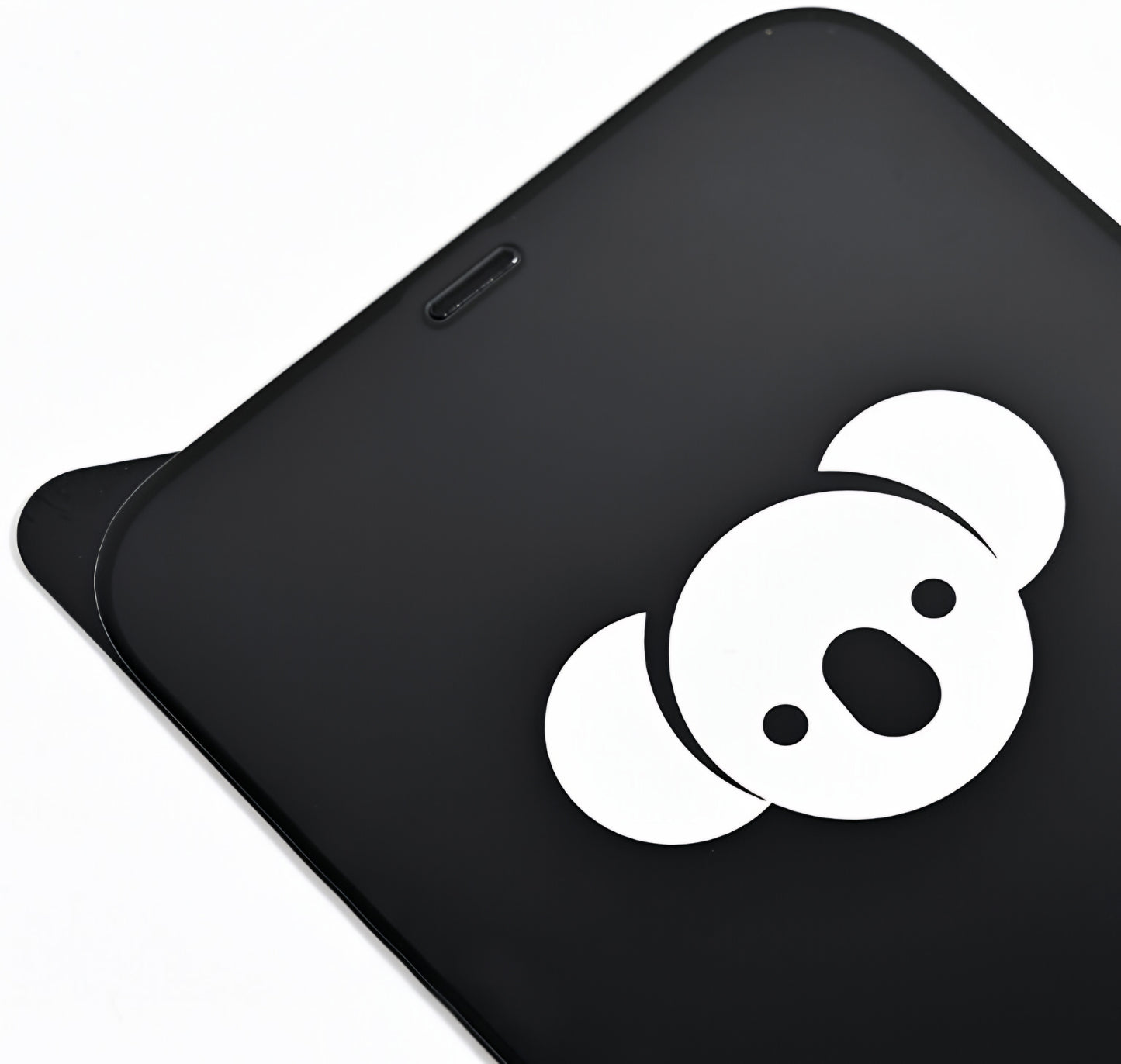 Protector de pantalla Bear HD para Apple iPhone 17 Air, vidrio templado, adhesivo completo, negro