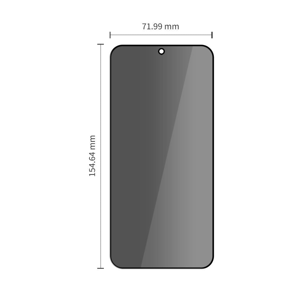 Protector de pantalla Privacy Tech-Protect Spy+ para Samsung Galaxy S26 Plus S947, Cristal Templado, Adhesivo Completo, Set de 2 piezas