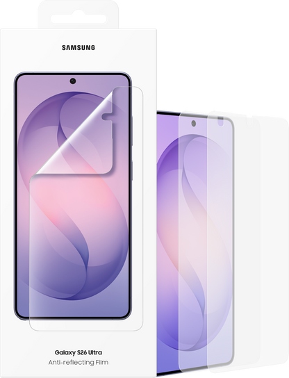 Protector de pantalla Anti-reflejante para Samsung Galaxy S26 Ultra S948, Plástico, Set de 2 piezas EF-US948CTEGWW