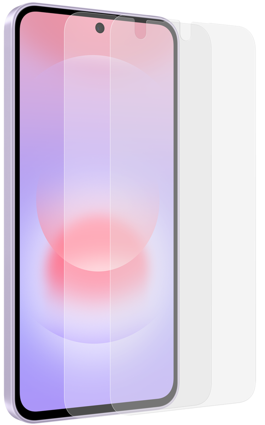 Protector de pantalla Samsung para Galaxy A37 5G, Plástico, Set de 2 piezas EF-UA376CTEGWW