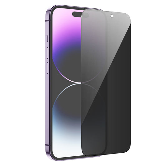 Protector de pantalla Privacy HOCO G15 para Apple iPhone 14 Pro Max, Cristal Templado, Full Glue, 5D