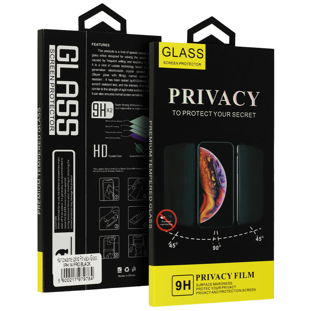 Protector de pantalla Privacy OEM para Apple iPhone 17, vidrio templado, adhesivo completo