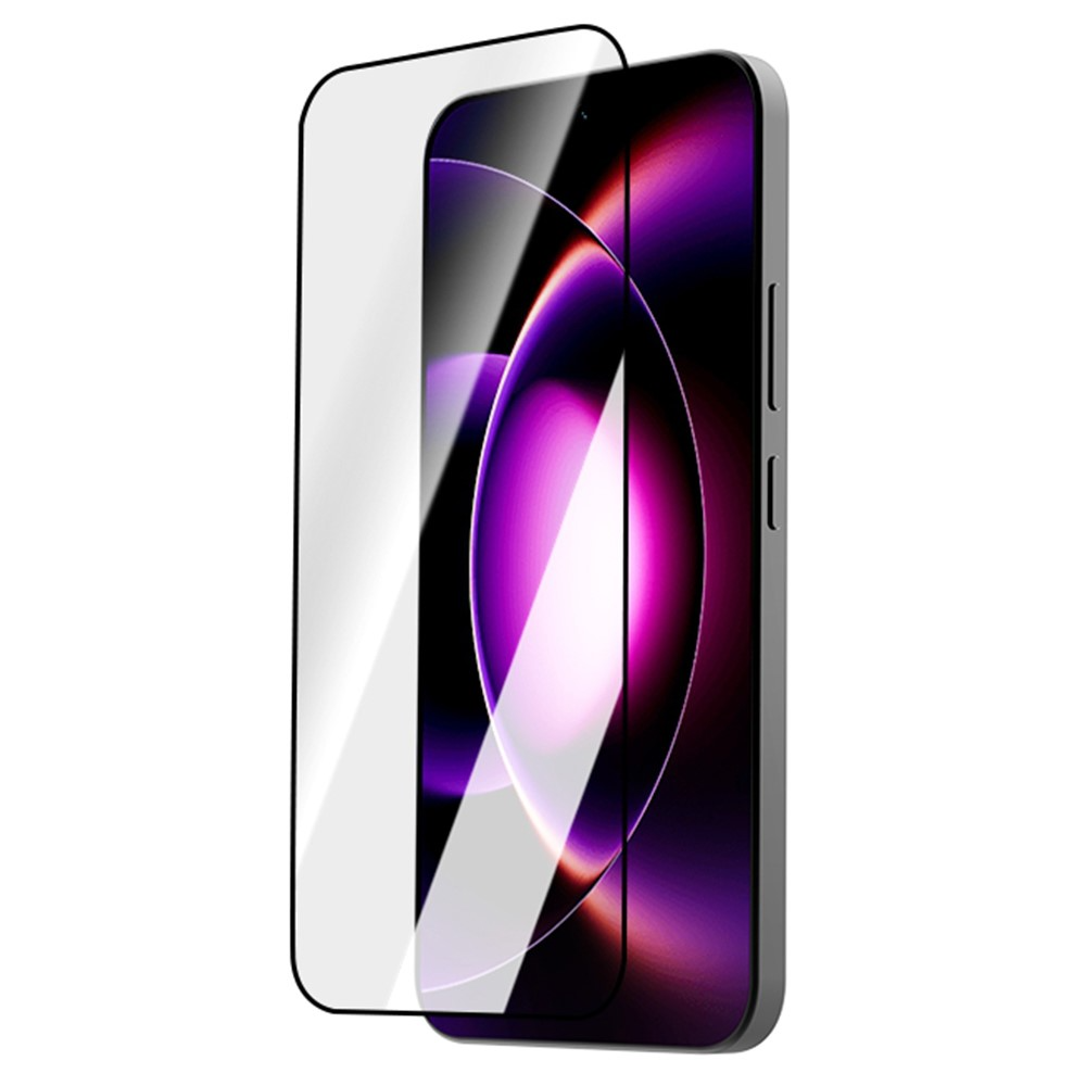 Protector de pantalla Lereach para Xiaomi 17T Pro, vidrio templado, adhesivo completo, negro